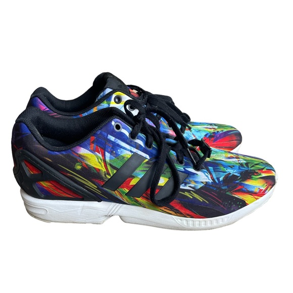 adidas torsion zx flux rainbow